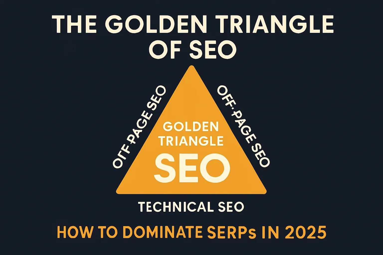 The Golden Triangle of SEO: Dominate SERPs in 2025