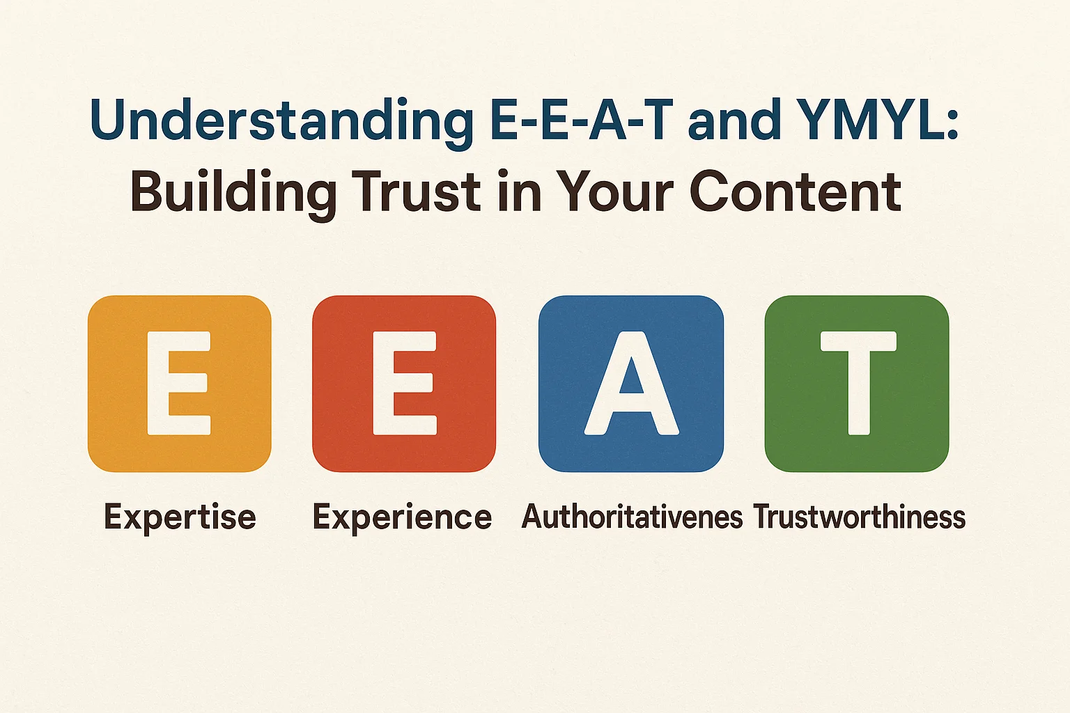 Understanding E-E-A-T and YMYL: Building Trust in Your Content